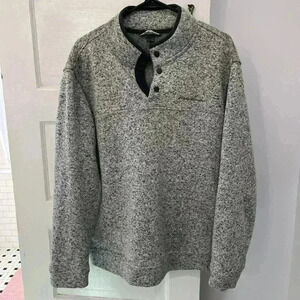Eddie Bauer Grey pullover fleece sweatshirt